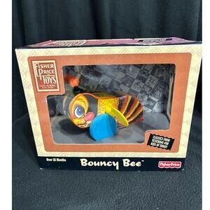Fisher 2009 Reproduction Bouncy Bee Pull Toy Classic Toys From Yesterday